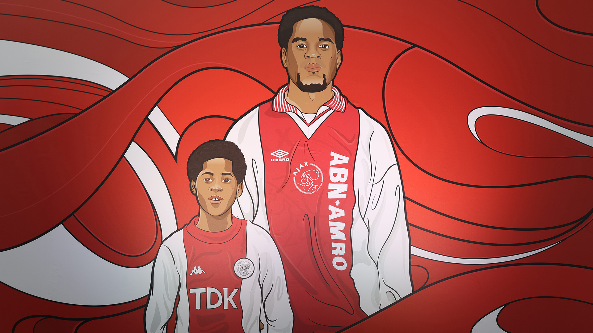 Ajax legends mural in Johan Cruyff ArenA unveiled