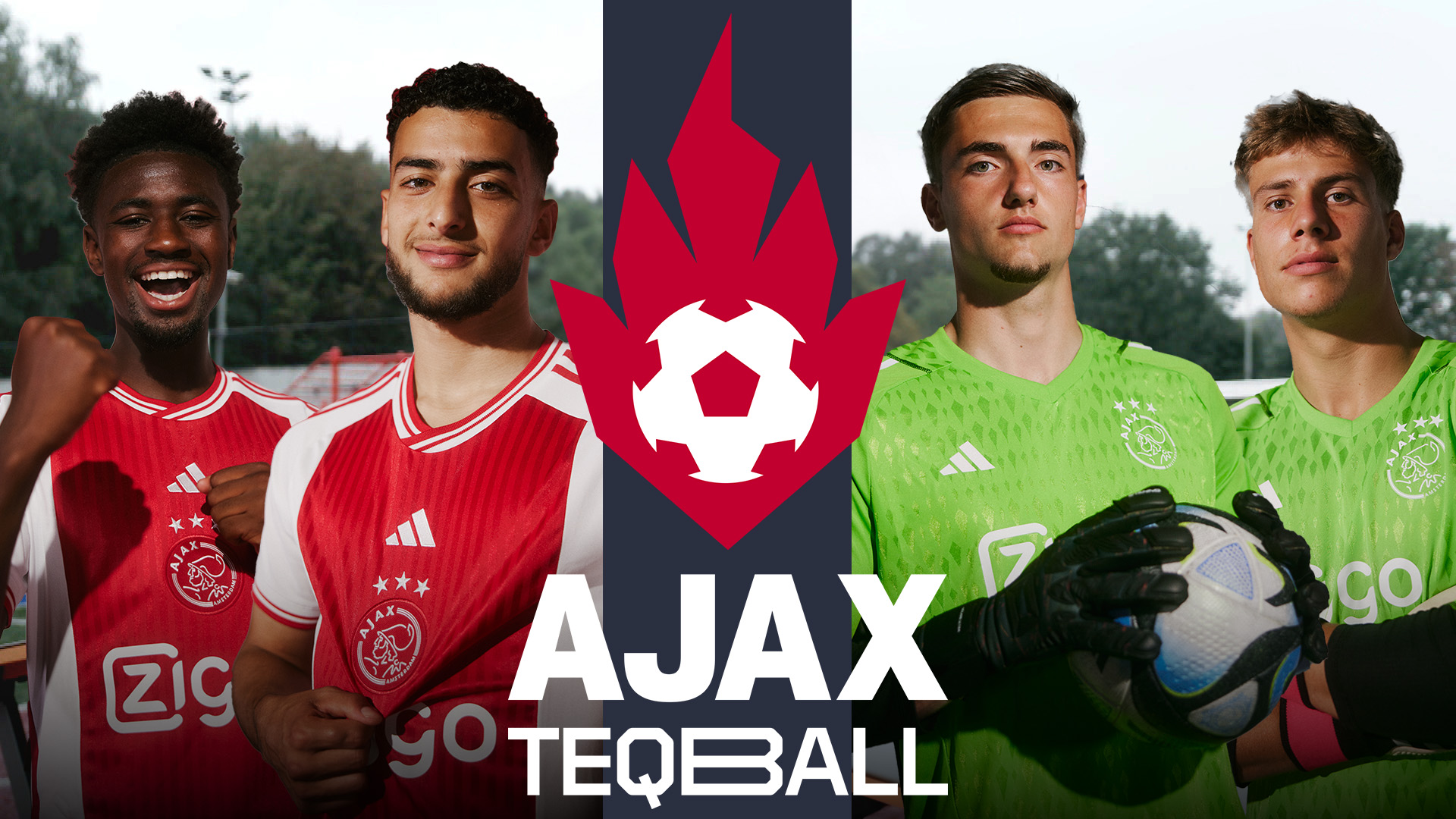 Teqball Tournament Ajax U23 | Kalokoh and Agougil vs Kremers and De Graaff