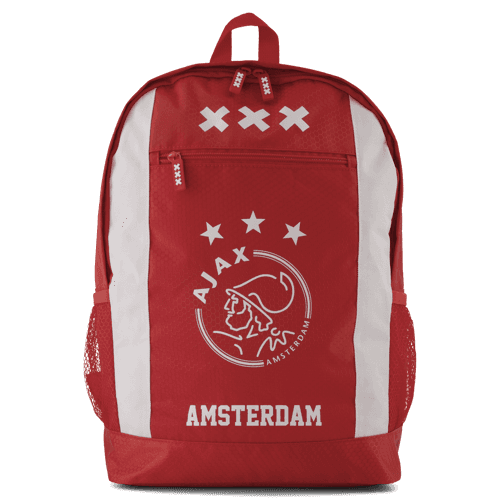 Ajax-rugtas groot wit rood wit XXX